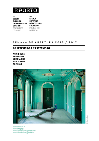 Semana de receção ao estudante - 2016/2017 - capa