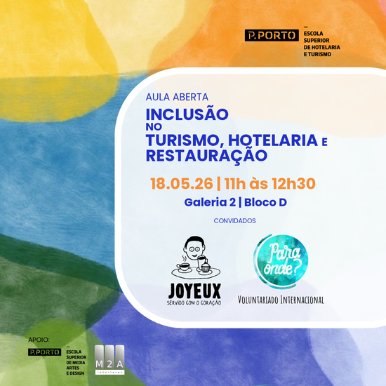 Aula Aberta promove inclusão no turismo, hotelaria e restauração