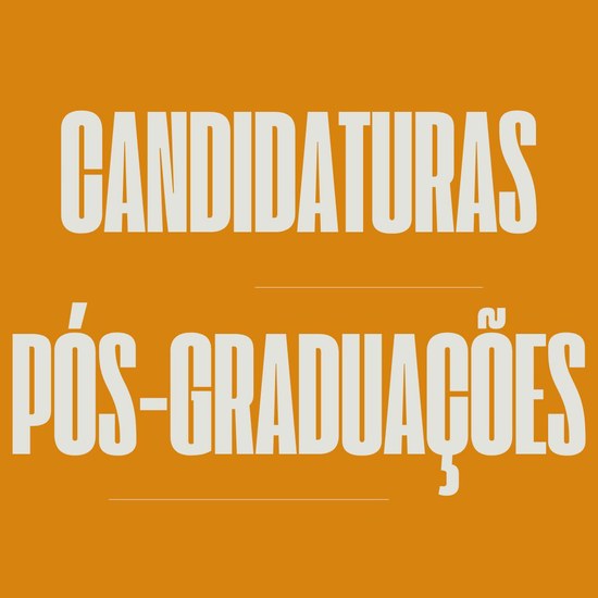 Candidaturas às Pós-graduações