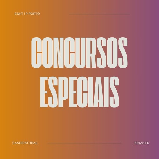 Candidaturas aos Concursos Especiais