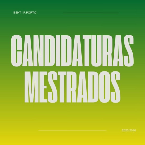 2.ª fase de candidaturas aos Mestrados