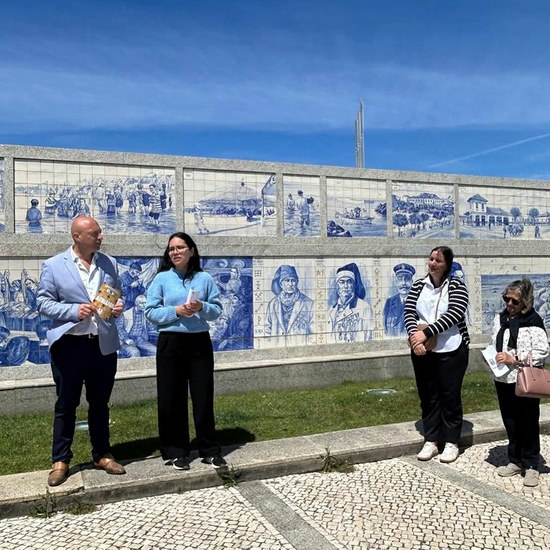 Estudante da ESHT participa na criação do primeiro "Roteiro POV" dedicado aos azulejos da Póvoa de Varzim