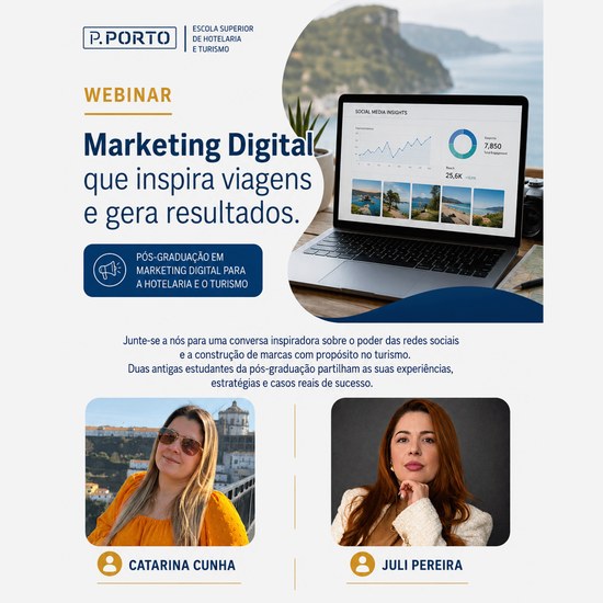 Webinar | Pós-graduação em Marketing Digital para a Hotelaria e o Turismo